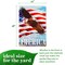 G128 God Bless America with Eagle Garden Flag 12x18 In Double Sided Independence Day Yard Garden Lawn Decoration